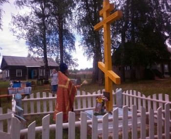 В селе Тимино установлен Поклонный Крест